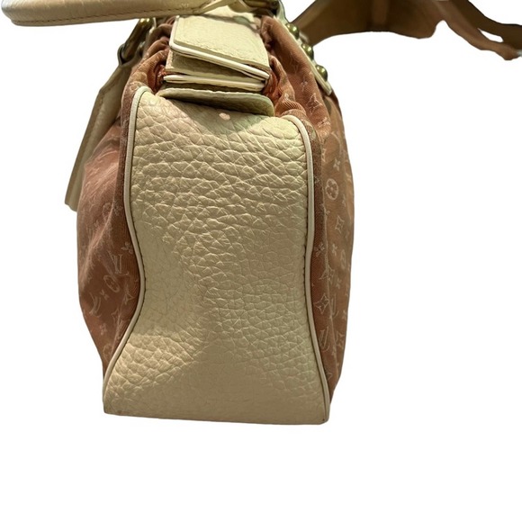 Auth. Louis Vuitton Vintage Trapeze GM Mini Lin Monogram Canvas & Leather, EUC! - Picture 4 of 16